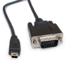 Кабель mini-USB/VGA
